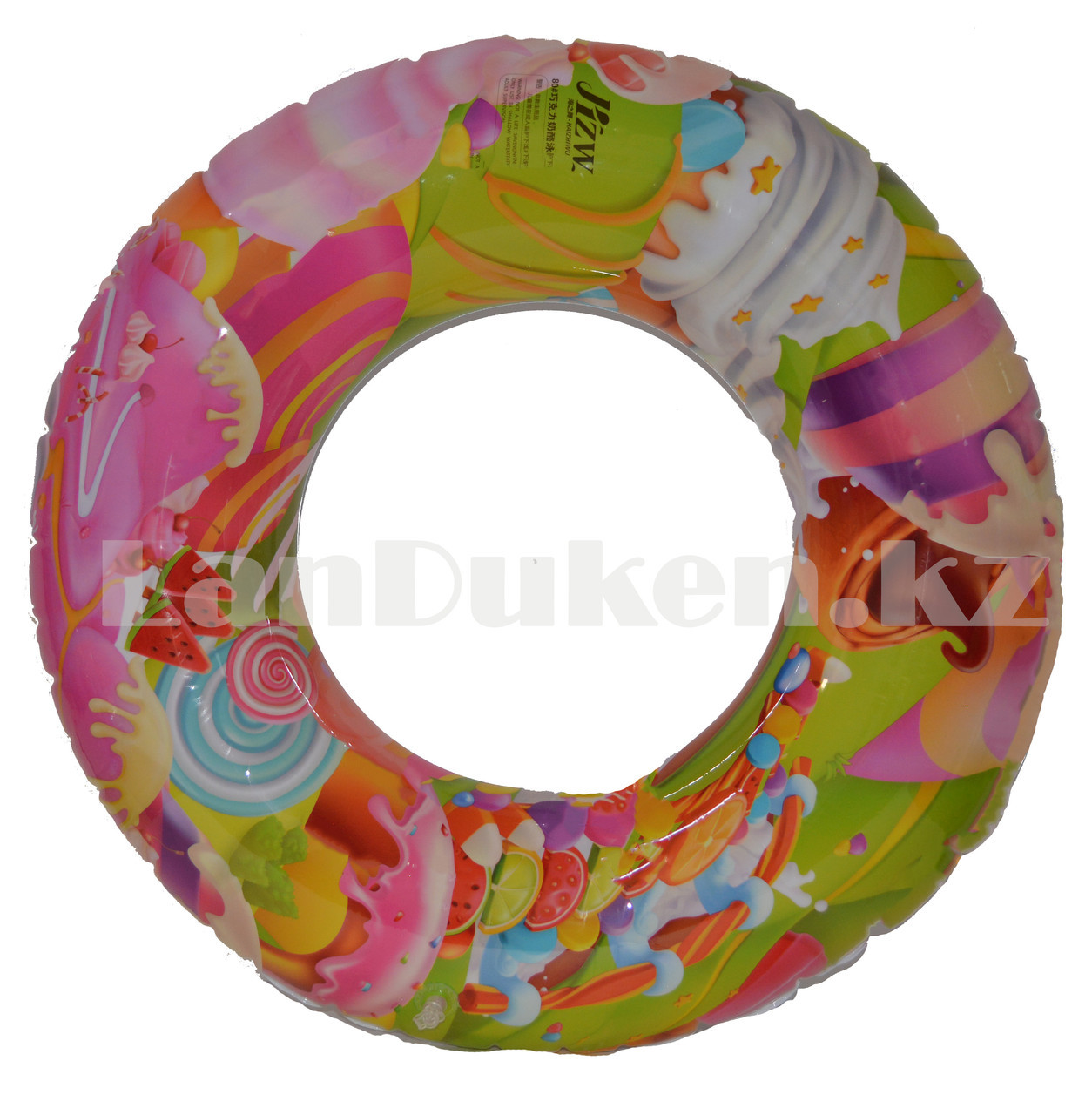 Надувной плавательный круг  гелевый "Сладости" (60 см), фото 1