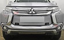 Защита переднего бампера, круглая кенгурин для  Mitsubishi Pajero Sport (2016-), фото 3