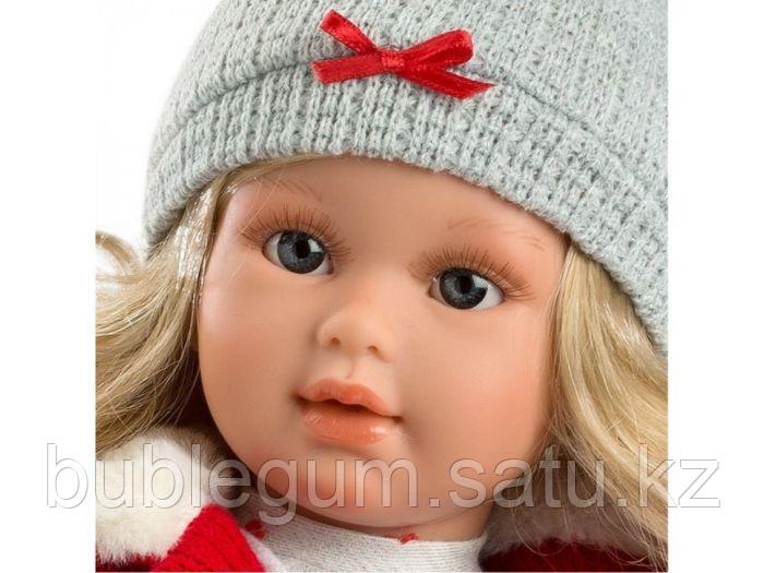 LLORENS: Кукла Мартина 40см, блондинка в красном жилете