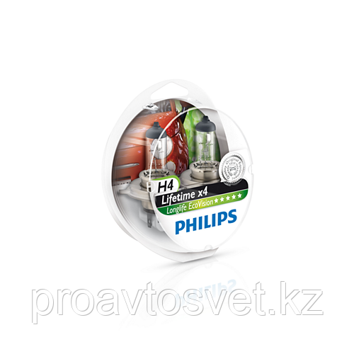 PHILIPS H4 12342 Longlife Ecovision S2 - фото 1 - id-p66032977