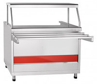 Мармит 1-х блюд ПМЭС-70КМ (2 конфорки, одна полка, подсветка 1120 мм)