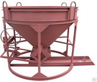 Бадья (ёмкость) для бетона туфелька, калоша в Павлодаре