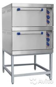 Шкаф жарочный ШЖЭ-2 стандартная духовка, подставка 840x897x1475 мм., /лицев. нерж/ - фото 2 - id-p5245110