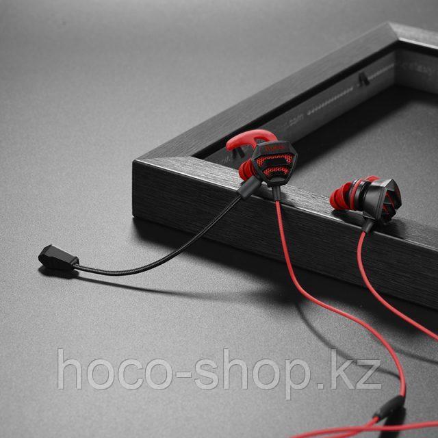 Проводные игровые наушники Hoco M45 с микрофоном, Black-Red - фото 9 - id-p66056384
