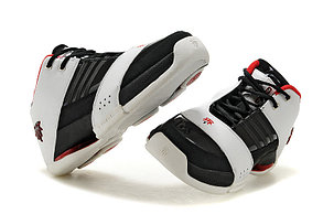 Баскетбольные кроссовки Adidas T-Mac 6 (Tracy McGrady) бело-черные, фото 3