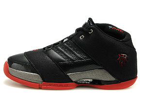 Баскетбольные кроссовки Adidas T-Mac 6 (Tracy McGrady) черно-красные, фото 2