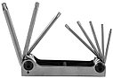 Набор угловых ключей Torx (в ключнице) Т9-Т40, 8 предметов, фото 3