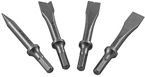 Комплект коротких зубил для пневматического молотка (JAH-6833H), 4 предмета