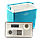 Холодильник EZETIL E-24 MIRABELLE (21,7л.)(Delta T=14ºС)(12/230V)-аквамарин/белый R 30412, фото 2