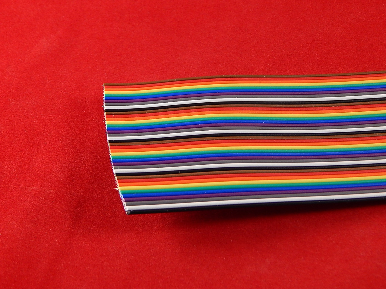 Кабель цветной 40 проводов 2.54MM (1 метр) - фото 1 - id-p5252159