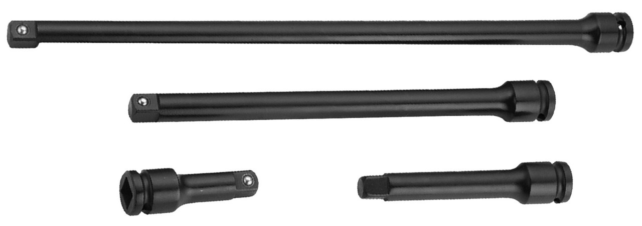 Комплект удлинителей для ударных головок 1/2"DR, 75-375 мм, 4 предмета - фото 1 - id-p66069011