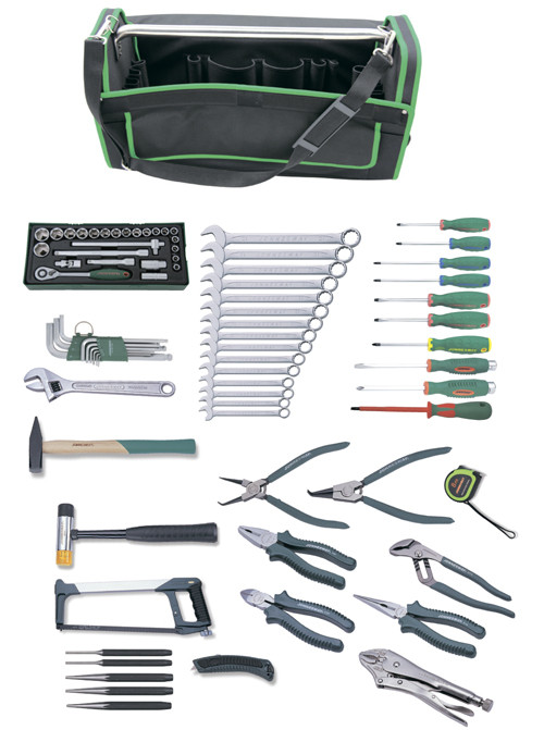 Набор инструмента универсальный в сумке, 78 предметов (переносная сумка Tetoron®), фото 1