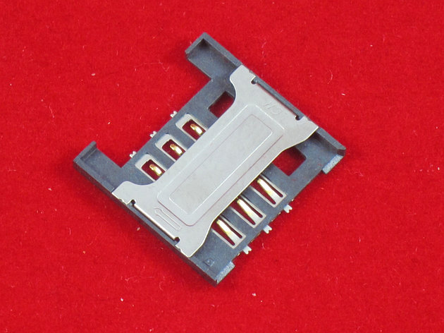 Разъем для Mini-SIM карт, 25×15x0.76 мм, фото 2