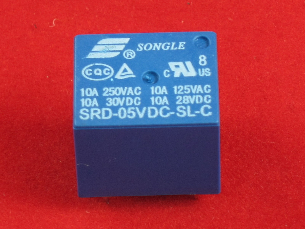 Реле SONGLE SRD-05VDC-SL-C, 5В DC, до 10A, 5pin - фото 1 - id-p5252035