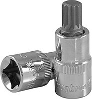 Насадка торцевая 1/2"DR с вставкой-битой SPLINE, M8 120708 Насадка торцевая 1/2"DR с вставкой-битой SPLINE, M8