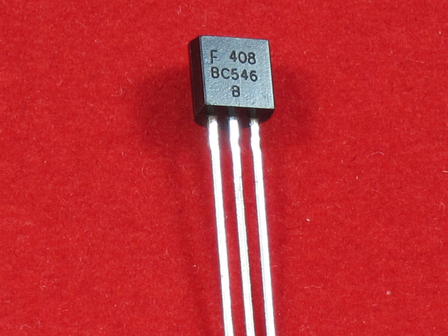BC546 Транзистор NPN 65В 100мА, фото 2