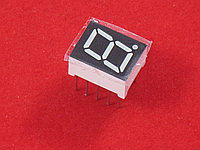 7-сегментный LED индикатор (0.39', Красный, Общий анод)