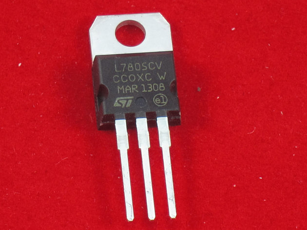 Стабилизатор напряжения L7805 (LM7805), TO-220, фото 2