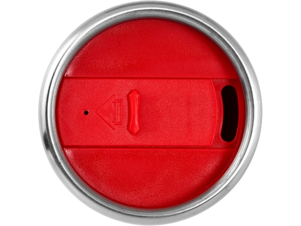 Термостакан Elwood c изоляцией, серебристый/красный - фото 4 - id-p60497904