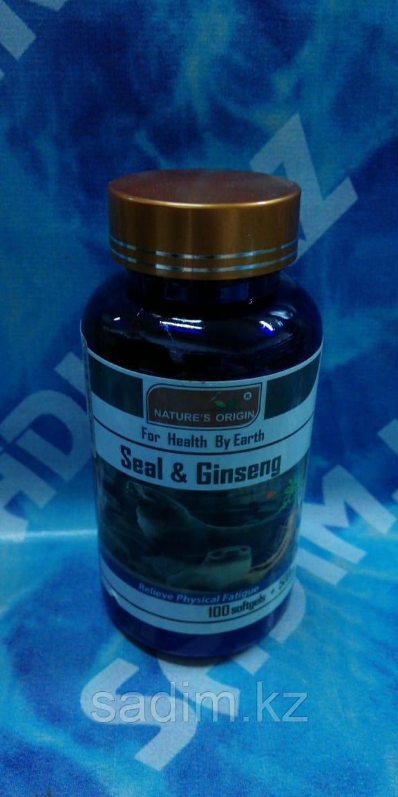 Капсулы Омега-3 и Женьшень - Seal and Ginseng