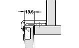 Навес мебельный Metalla-Mini A, мат., 90 38 / 7,5 мм, фото 2