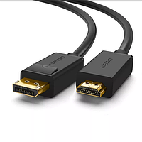 DisplayPort(m) - HDMI(m) кабелі, 1.5m DP101 (10239) UGREEN