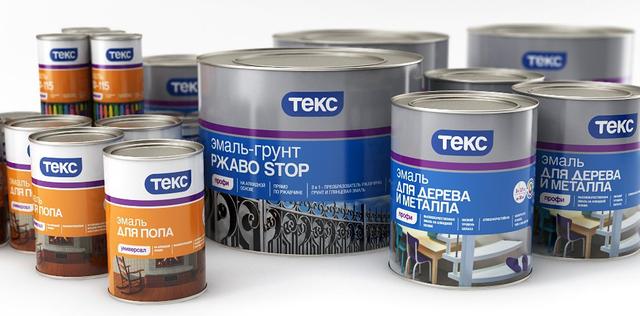 Эмали ТЕКС Лакокрасочные материалы ТЕКС