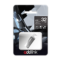 USB Флеш Накопитель Addlink 32GB 2.0 ad32GBU10G2 серый