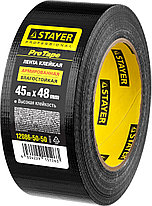 Армированная лента, STAYER Professional 12086-50-50, универсальная, влагостойкая, 48мм х 45м, черная, фото 2