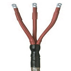 Концевые муфты для 3-жильных кабелей с бумажной изоляцией (типа MI и MIND) и  общей алюминиевой или свинцовой оболочкой напряжением 6 и 10 кВ. Raychem