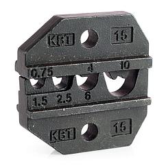 Номерные матрицы для опрессовки неизолированных медных наконечников и гильз - МПК-15 КВТ МПК-15