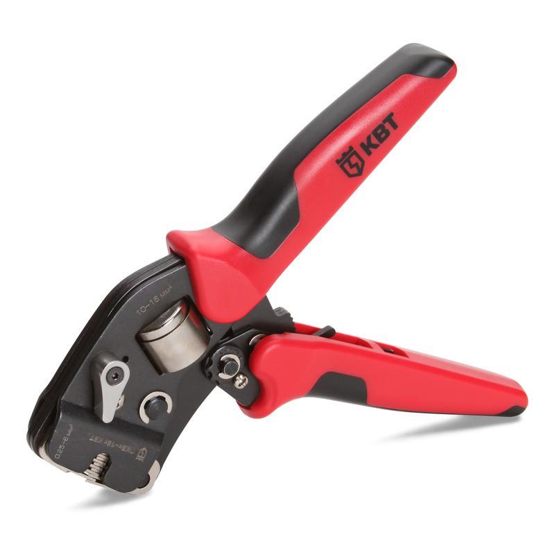 Универсальные пресс-клещи для обжима втулочных наконечников - ПКВк-16т КВТ ПКВк-16т, фото 1