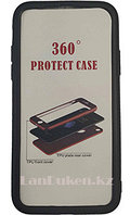 Защитный чехол для Айфон Х (IPhone X) (черный) "Fashion Case" 360°