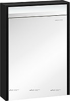 Шкаф зеркальный Карино 60 Edelform, черный с эбони(2-752-43-S)