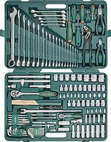 (S04H524127S18) Набор инструмента универсальный 1/2", 1/4"DR, 127 предметов S04H524127S