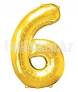 Воздушные шары цифры золотые 76 сантиметров, от 0 до 9 - фото 9 - id-p46436372