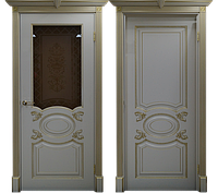 Дверь Галант со стеклом 700