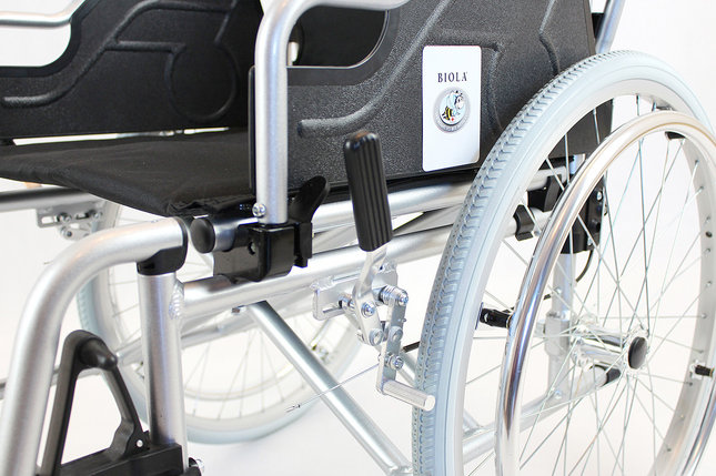 Коляска алюминиевая для инвалидов модель fs908l-46 (4661), фото 3