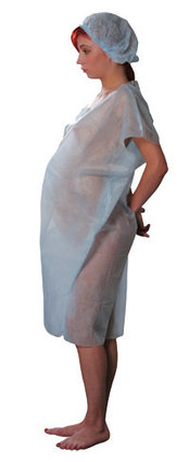 РУБАШКА ДЛЯ РОЖЕНИЦ, НЕСТЕРИЛЬНАЯ