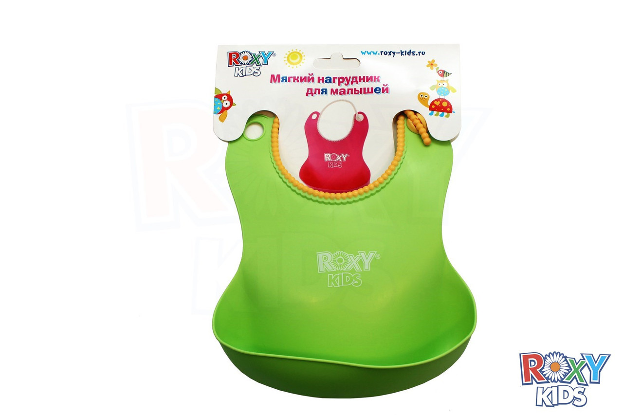 Нагрудник ROXY-KIDS зеленый