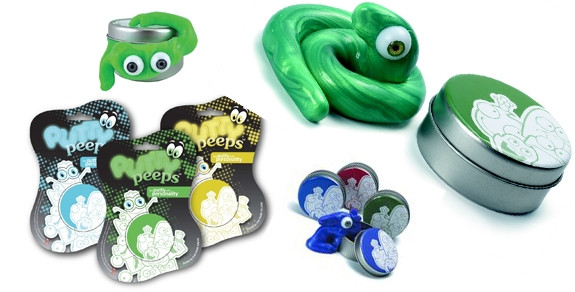 Putty Peep Жвачка для рук светящаяся в темноте в ассортименте