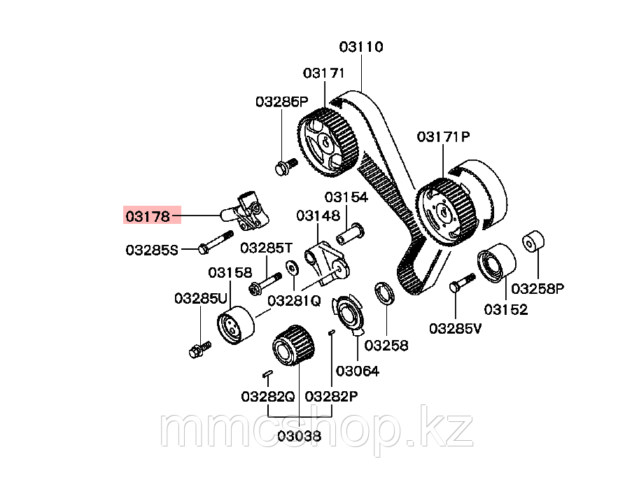 Гидронатяжитель ремня грм NTN 1145a070 Montero Pajero Sport - фото 2 - id-p66160550