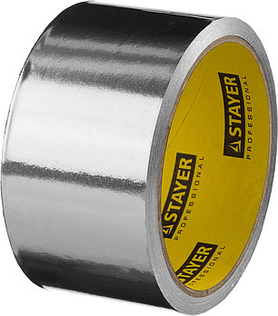 Алюминиевая лента, STAYER Professional 12268-50-10, до 120°С, 50мкм, 50мм х 10м, фото 2