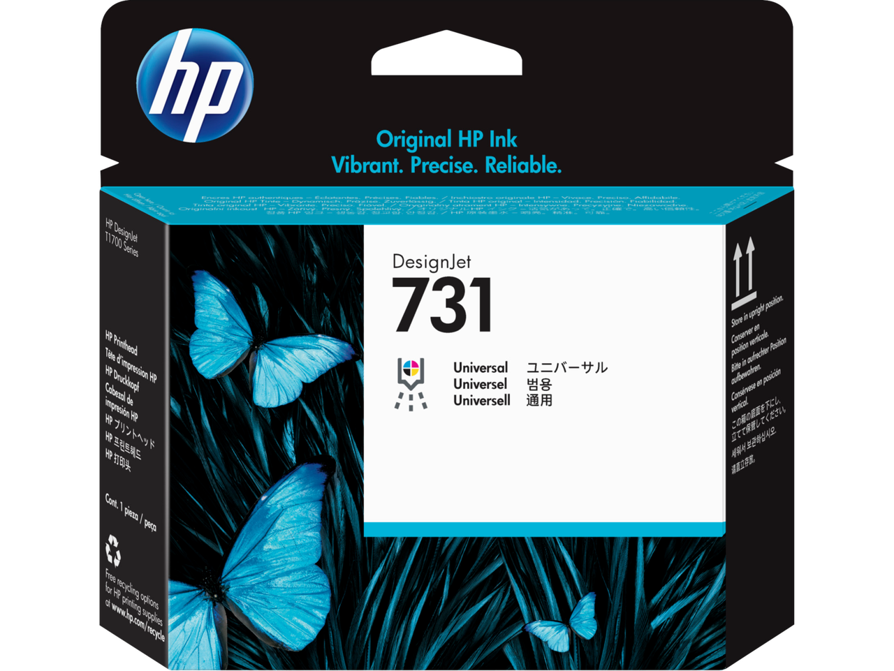 HP P2V27A Печатающая головка HP 731 Printhead for DesignJet T1700 HP ...