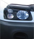Защита фар Subaru Forester 2002-2005 (очки кант черный) AIRPLEX, фото 2