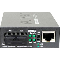 Planet GT-802, 10/100/1000TX-1000 SX(SC) медиаконвертор (GT-802)
