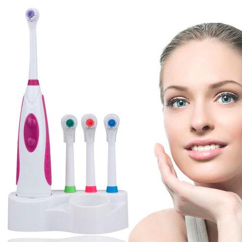 Зубная щётка электрическая ELECTRIC TOOTHBRUSH со сменными насадками - фото 1 - id-p66205416