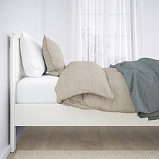 Кровать каркас СОНГЕСАНД белая Лурой 90х200 IKEA, ИКЕА, фото 2