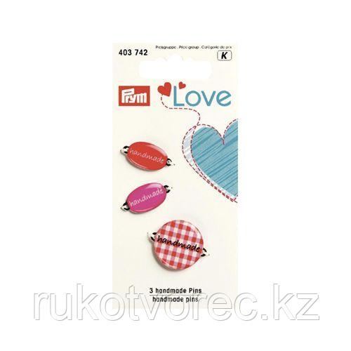 Эмблемы Handmade Prym Love, металл/пластик Prym