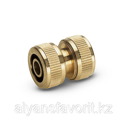 Латунная муфта ремонтная 1/2″, 5/8″ для соединения шлангов, фото 2